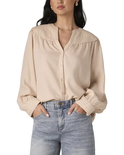 Wit & Wisdom Woven Top In Neutral
