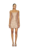 With Harper Lu Shift Mini  원피스 In Gold