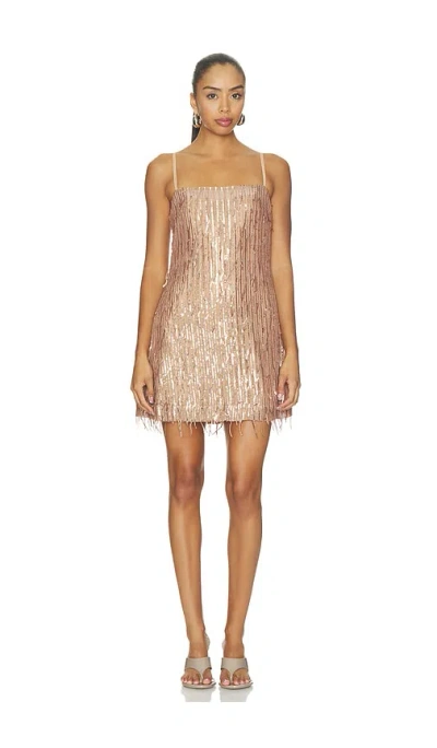 With Harper Lu Shift Mini  원피스 In Gold