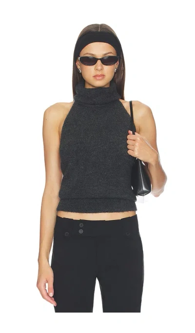 With Jean Alyssa Top In Gray