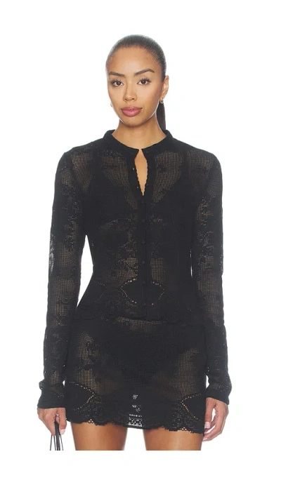 With Jean Belinda Top In Black