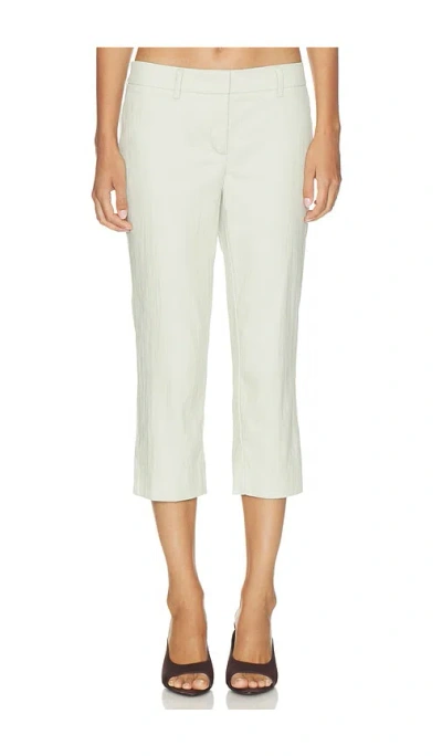 With Jean Davis Capri Pants In White