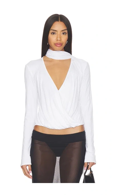 With Jean Eve Top In White