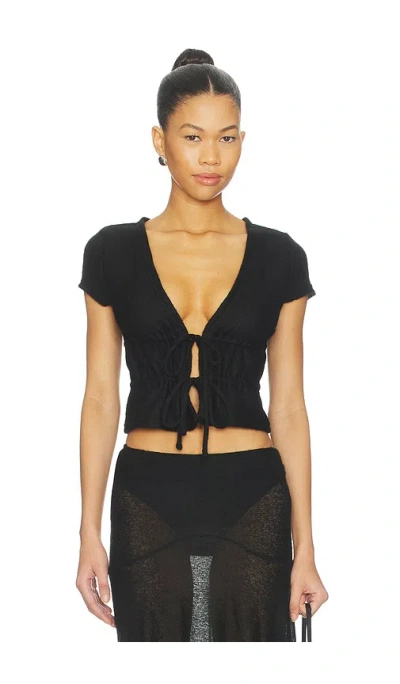 With Jean Francis Top In Black