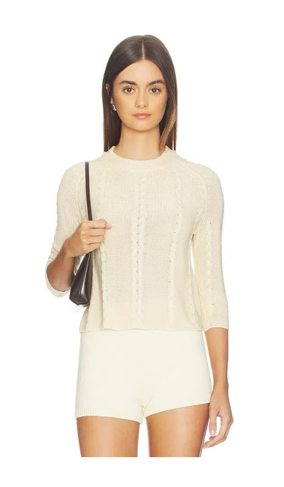 With Jean Khloe Top In Neutral