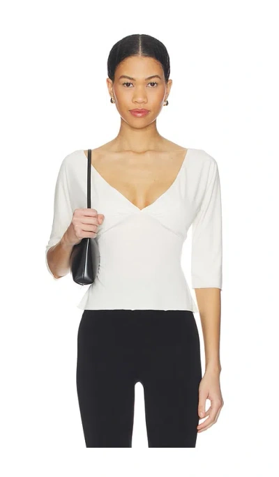 With Jean Lana Top In White