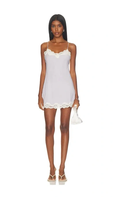 With Jean Leni Dress In Lavender