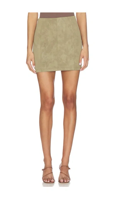 With Jean Leo Skirt In Green