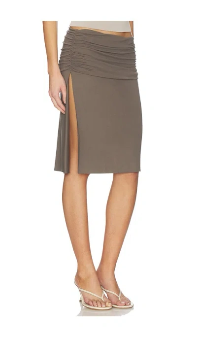 With Jean Lila Skirt In Gray