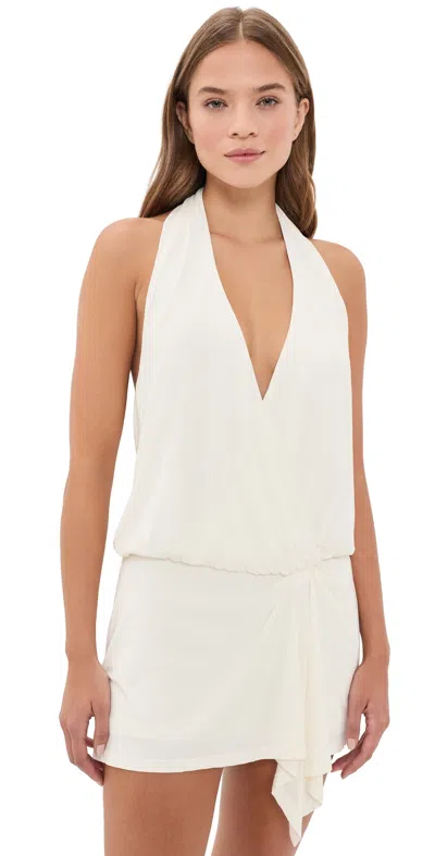 With Jean Luna Mini Dress White