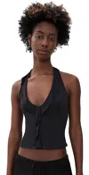 With Jean Ruby Top Black In Black