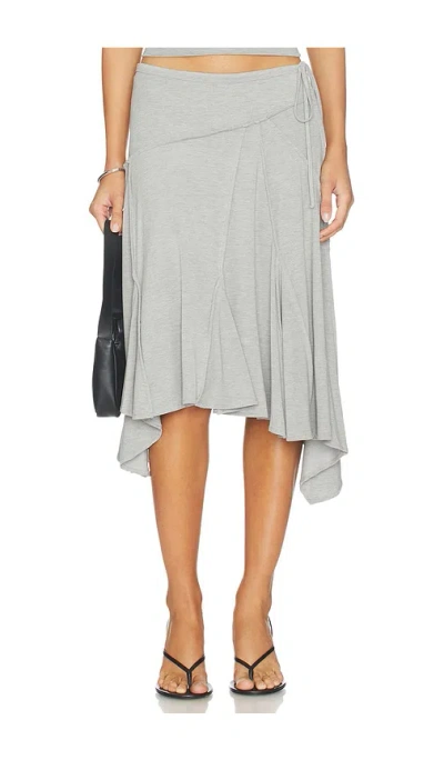 With Jean Sharni Skirt In Gray