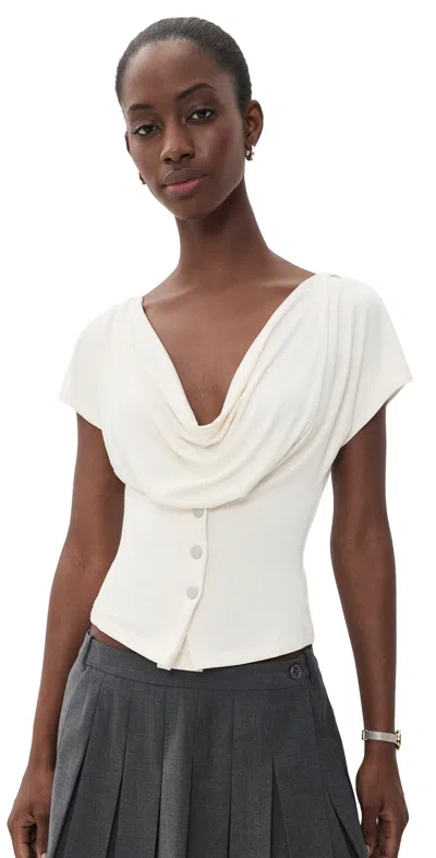 With Jean Sienna Top White