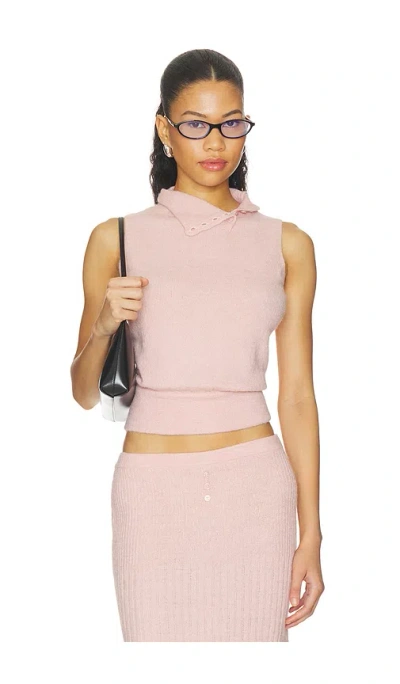 With Jean Trinity Top In Pink