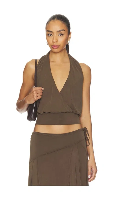 With Jean X Revolve Sharni Top In Chocolate