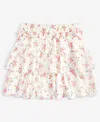 With Jules Big Girl 2 Tier Skater Skirt In Spring Bab