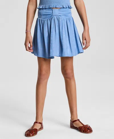 With Jules Big Girl Bow Waistband Skirt