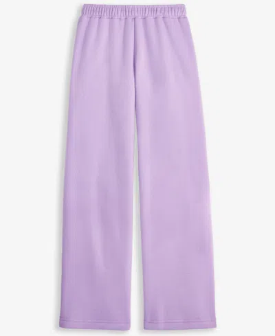 With Jules Big Girl Wide Leg Sweatpant In Lavender