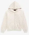 With Jules Girls 7-16 Printed Zip Hoodie In White