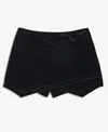 With Jules Girls 7-16 Velvet Envelope Shorts In Black