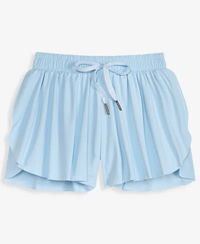 With Jules Kids' Girls' 7-16 Solid Butterfly Athletic Shorts In Blue