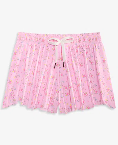 With Jules Kids' Girls' 7-16 Solid Butterfly Athletic Shorts In Pink