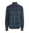With Nothing Underneath Cotton-wool Classic Shirt In Blue