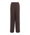 With Nothing Underneath Hemp The Palazzo Trousers In Brown