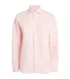 With Nothing Underneath Hemp The Weekend Shirt In Pink