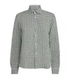 With Nothing Underneath Linen The Classic Shirt In Black