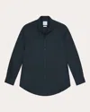 With Nothing Underneath Women's The Boyfriend Linen Shirt In Black