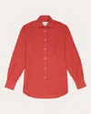 WITH NOTHING UNDERNEATH WOMEN'S THE BOYFRIEND LINEN SHIRT