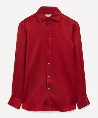 With Nothing Underneath Women's The Boyfriend Silk Shirt