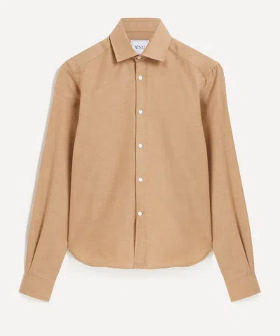 With Nothing Underneath Women's The Classic Brushed Caramel Shirt