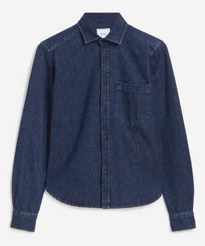 With Nothing Underneath Women's The Classic Denim Indigo Shirt
