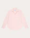 With Nothing Underneath Women's The Classic Oxford Cotton Button-up Shirt In Pink