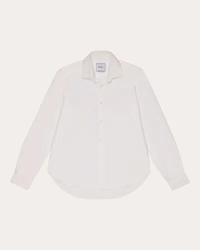With Nothing Underneath Women's The Classic Oxford Cotton Button-up Shirt In White
