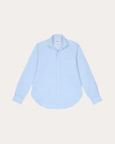 With Nothing Underneath Women's The Classic Woven Cotton-linen Button-up Shirt