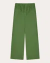 With Nothing Underneath Women's The Palazzo Hemp Pants In Green