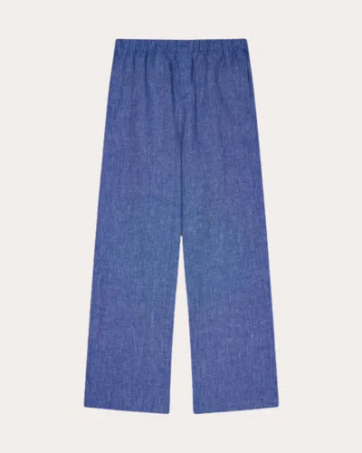 With Nothing Underneath Women's The Palazzo Linen Pants