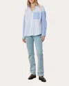 WITH NOTHING UNDERNEATH WOMEN'S THE WEEKEND FINE POPLIN SHIRT