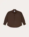 With Nothing Underneath Women's The Weekend Hemp Button-up Shirt