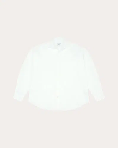 With Nothing Underneath Women's The Weekend Seersucker Cotton Button-up Shirt