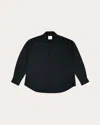 With Nothing Underneath Women's The Weekend Seersucker Cotton Button-up Shirt