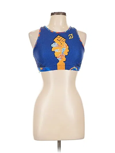 Pre-owned W.i.t.h.-wear It To Heart Sports Bra In Blue