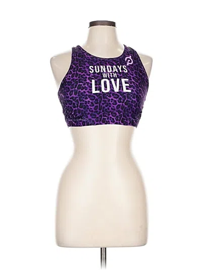 Pre-owned W.i.t.h.-wear It To Heart Sports Bra In Purple