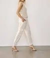 Withblack Allison Cargo Pant In White In Multi