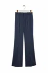 Withblack Pinstripe Pant In Navy Pinstripe In Blue