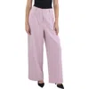 Withblack Ruby Womens Pleated Polyester Wide Leg Pants