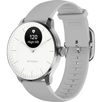 Withings Scanwatch Light In White & Silver